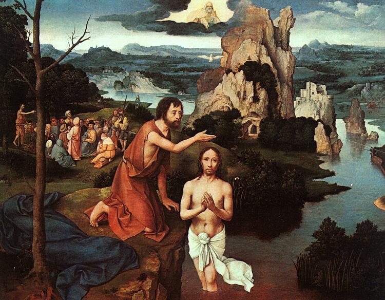 Joachim Patenier The Baptism of Christ 2 China oil painting art